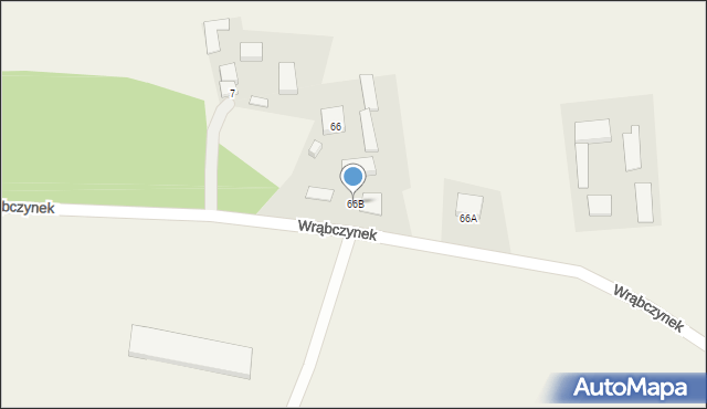 Wrąbczynek, Wrąbczynek, 66B, mapa Wrąbczynek