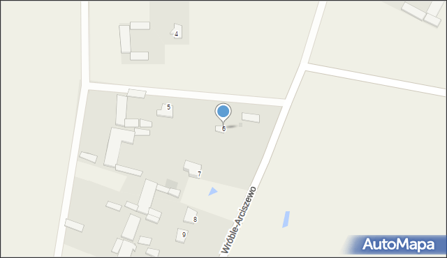 Wróble-Arciszewo, Wróble-Arciszewo, 6, mapa Wróble-Arciszewo