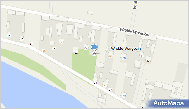 Wróble-Wargocin, Wróble-Wargocin, 23, mapa Wróble-Wargocin
