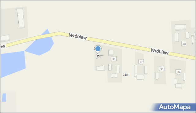 Wróblew, Wróblew, 35, mapa Wróblew