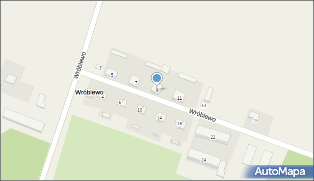 Wróblewko, Wróblewo, 9, mapa Wróblewko