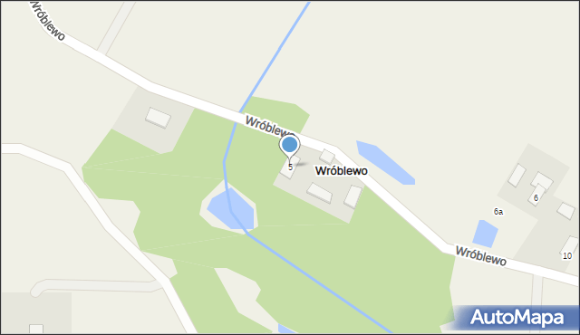 Wróblewo, Wróblewo, 5, mapa Wróblewo