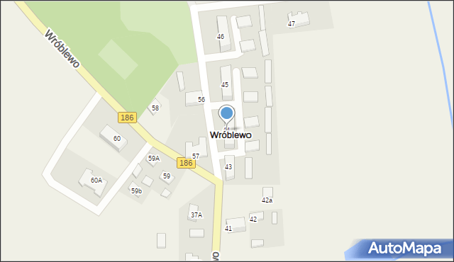 Wróblewo, Wróblewo, 44, mapa Wróblewo