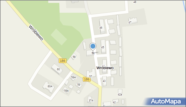 Wróblewo, Wróblewo, 56, mapa Wróblewo