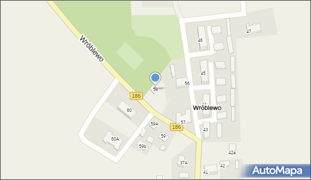 Wróblewo, Wróblewo, 58, mapa Wróblewo