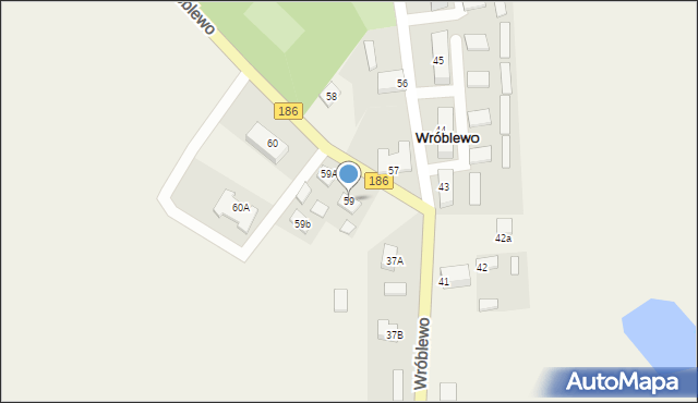 Wróblewo, Wróblewo, 59, mapa Wróblewo