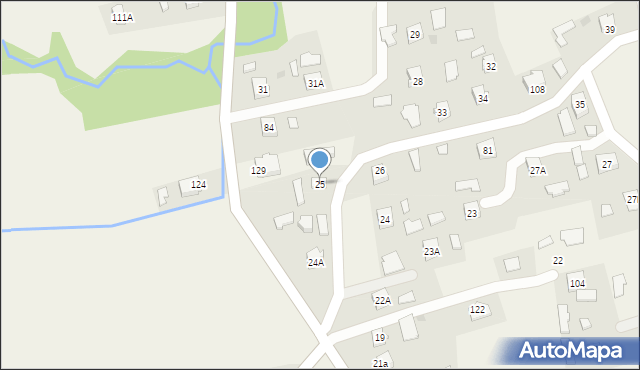 Wróblowa, Wróblowa, 25, mapa Wróblowa