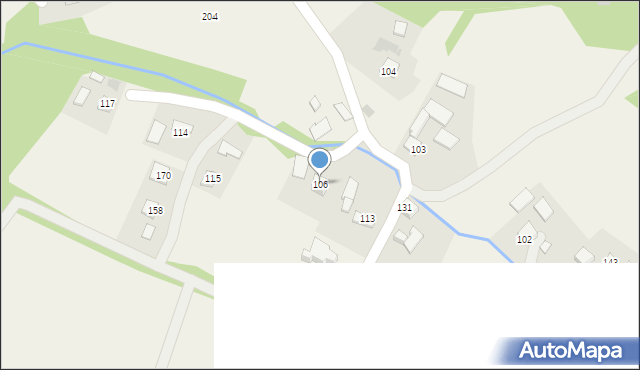 Wróblowice, Wróblowice, 106, mapa Wróblowice