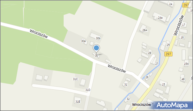 Wrociszów, Wrociszów, 30, mapa Wrociszów