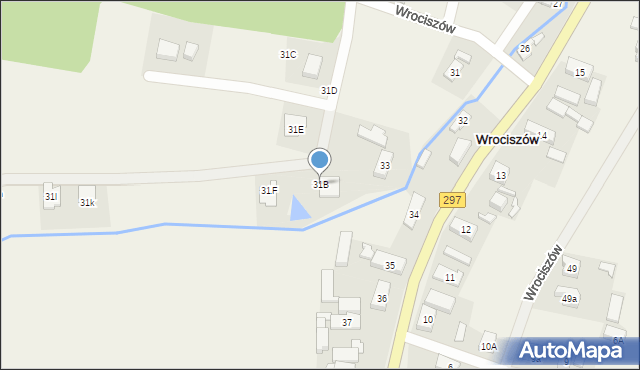 Wrociszów, Wrociszów, 31B, mapa Wrociszów