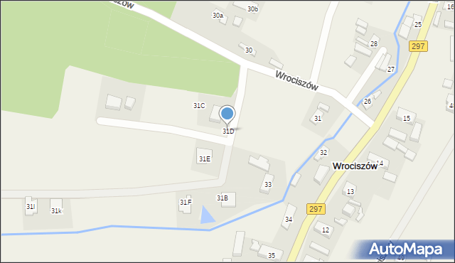 Wrociszów, Wrociszów, 31D, mapa Wrociszów