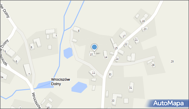 Wrociszów Dolny, Wrociszów Dolny, 12, mapa Wrociszów Dolny