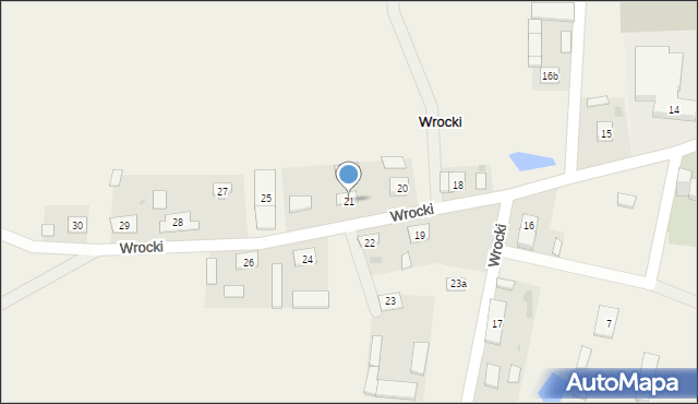 Wrocki, Wrocki, 21, mapa Wrocki