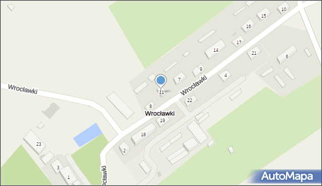 Wrocławki, Wrocławki, 11, mapa Wrocławki