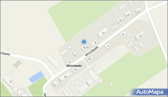 Wrocławki, Wrocławki, 7, mapa Wrocławki