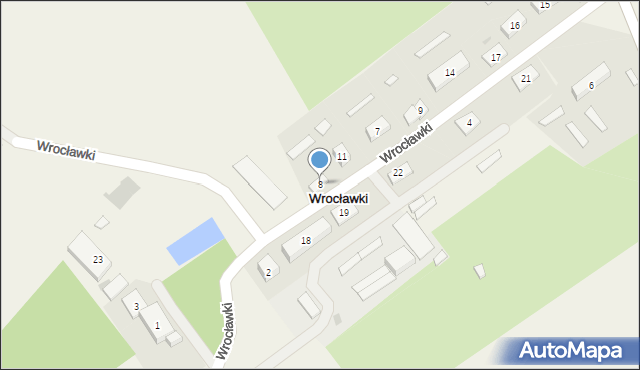 Wrocławki, Wrocławki, 8, mapa Wrocławki