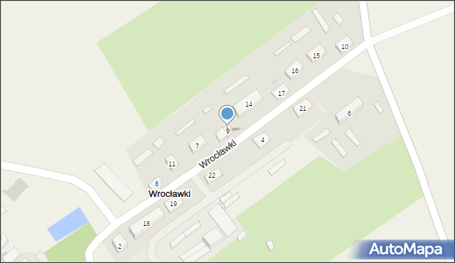 Wrocławki, Wrocławki, 9, mapa Wrocławki