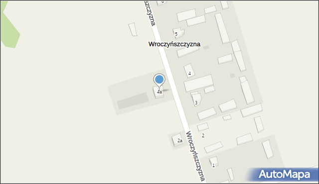 Wroczyńszczyzna, Wroczyńszczyzna, 4a, mapa Wroczyńszczyzna