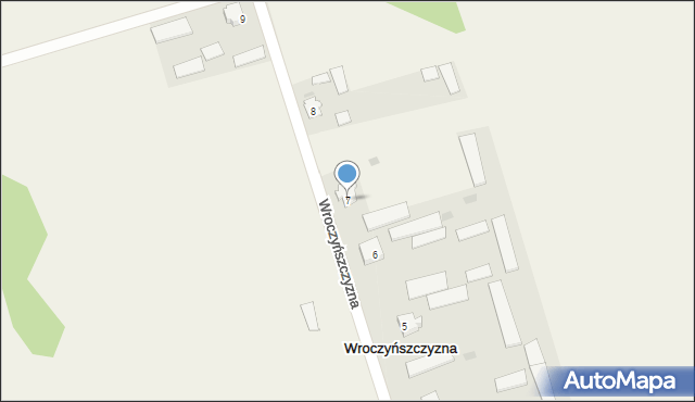 Wroczyńszczyzna, Wroczyńszczyzna, 7, mapa Wroczyńszczyzna