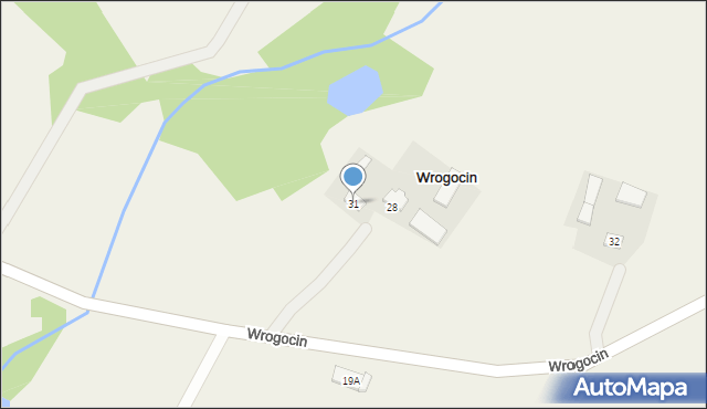 Wrogocin, Wrogocin, 31, mapa Wrogocin
