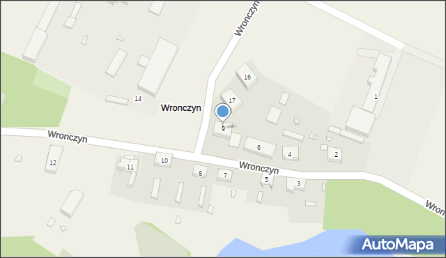 Wronczyn, Wronczyn, 9, mapa Wronczyn