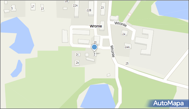 Wronie, Wronie, 2, mapa Wronie