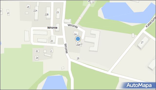 Wronie, Wronie, 24A, mapa Wronie