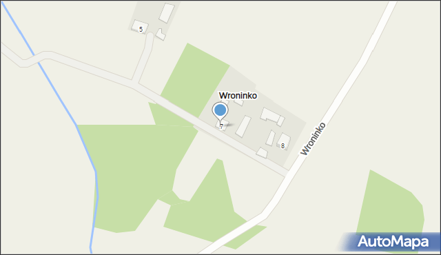 Wroninko, Wroninko, 7, mapa Wroninko