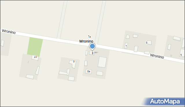 Wronino, Wronino, 8, mapa Wronino