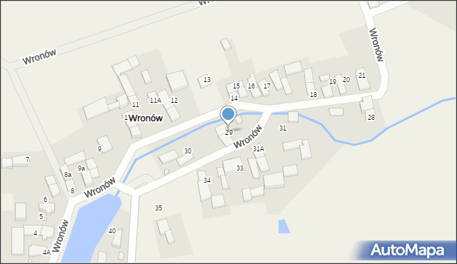 Wronów, Wronów, 29, mapa Wronów