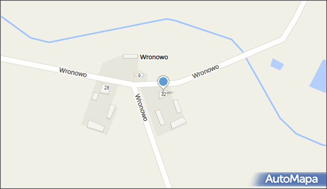 Wronowo, Wronowo, 32, mapa Wronowo