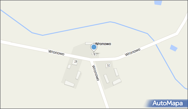 Wronowo, Wronowo, 9, mapa Wronowo