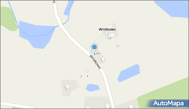 Wrotkowo, Wrotkowo, 5, mapa Wrotkowo