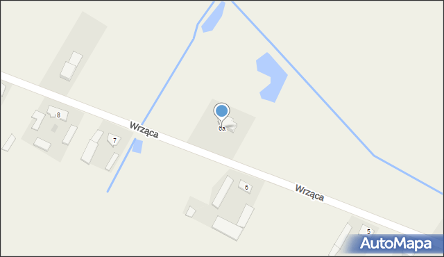 Wrząca, Wrząca, 6a, mapa Wrząca