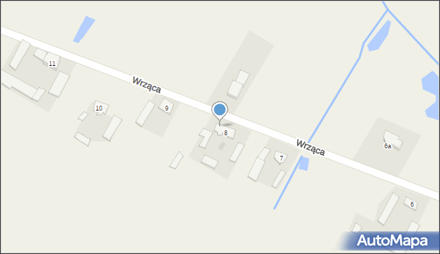 Wrząca, Wrząca, 8a, mapa Wrząca