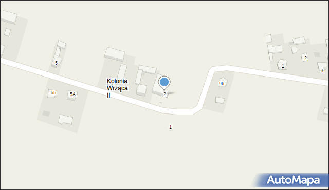 Wrząca Wielka, Wrząca Wielka, 2, mapa Wrząca Wielka