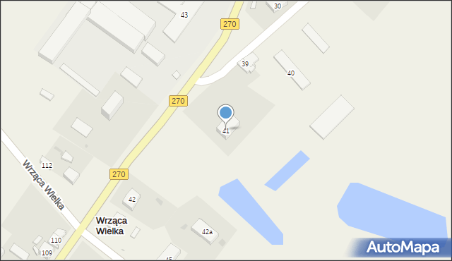 Wrząca Wielka, Wrząca Wielka, 41, mapa Wrząca Wielka