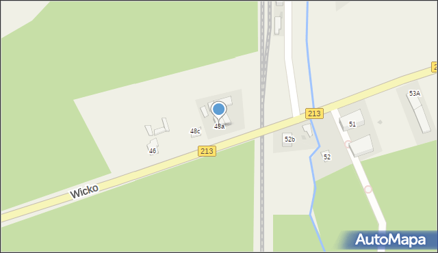 Wrzeście, Wrzeście, 48a, mapa Wrzeście