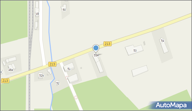 Wrzeście, Wrzeście, 53A, mapa Wrzeście