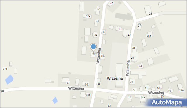 Wrzesina, Wrzesina, 35, mapa Wrzesina