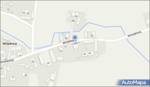 Wrześnica, Wrześnica, 44A, mapa Wrześnica