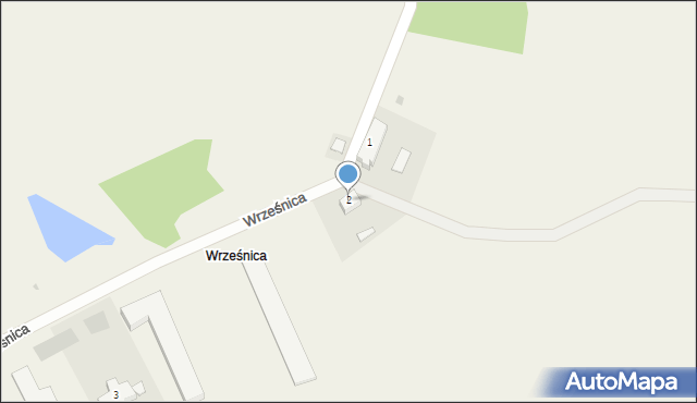 Wrześnica, Wrześnica, 2, mapa Wrześnica