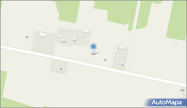 Wrzeszczewice, Wrzeszczewice, 42a, mapa Wrzeszczewice