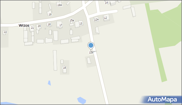 Wrzos, Wrzos, 12b, mapa Wrzos