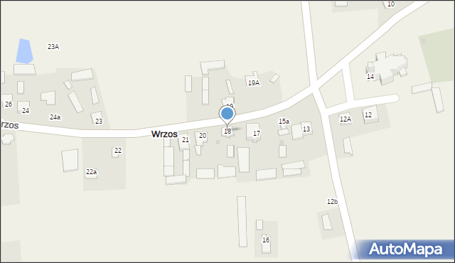 Wrzos, Wrzos, 18, mapa Wrzos