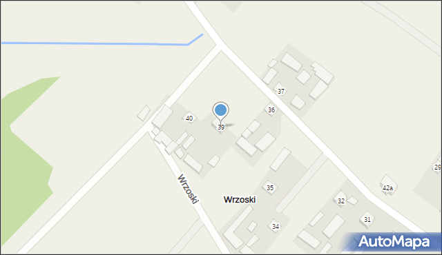 Wrzoski, Wrzoski, 39, mapa Wrzoski