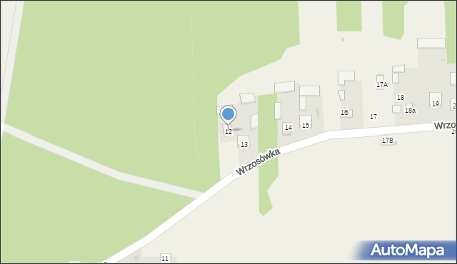 Wrzosówka, Wrzosówka, 12, mapa Wrzosówka