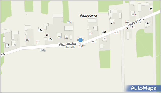 Wrzosówka, Wrzosówka, 20d, mapa Wrzosówka