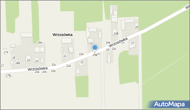 Wrzosówka, Wrzosówka, 23a, mapa Wrzosówka