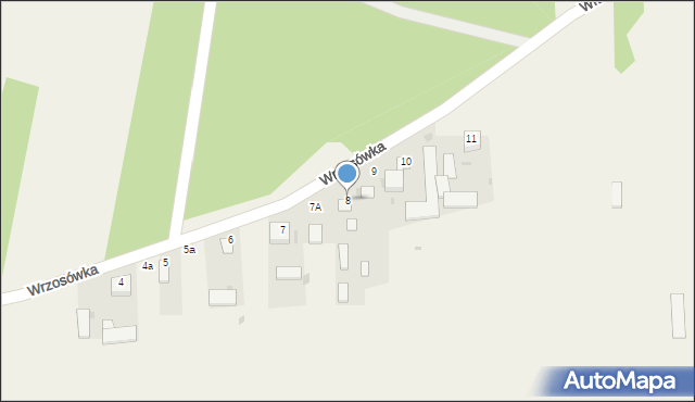 Wrzosówka, Wrzosówka, 8, mapa Wrzosówka